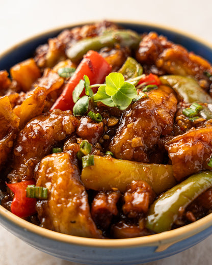 Braised Eggplant with Wu Xiang Sauce