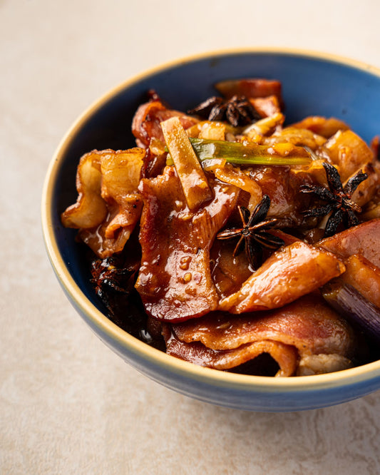 Stir-fried Sliced Pork with Fresh Chilli and Ginger