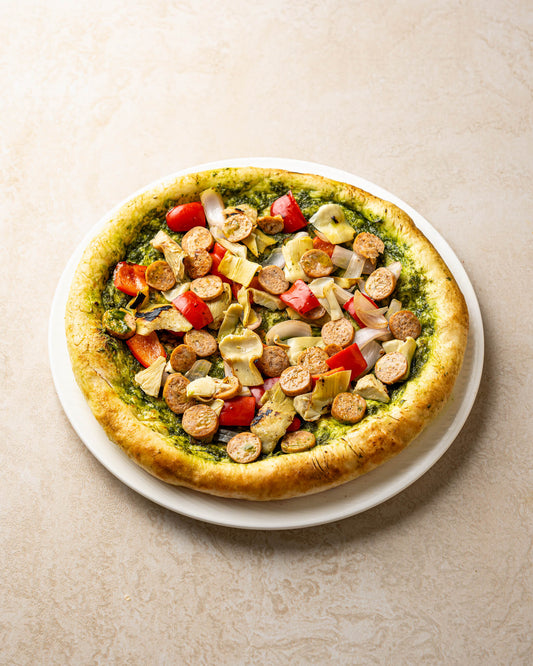 Vegan Pesto Pizza