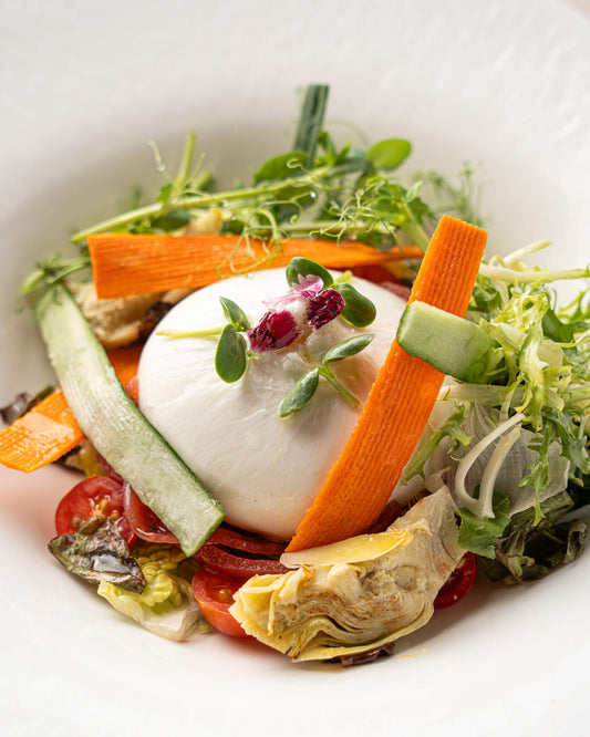 Burrata Mesclun Salad