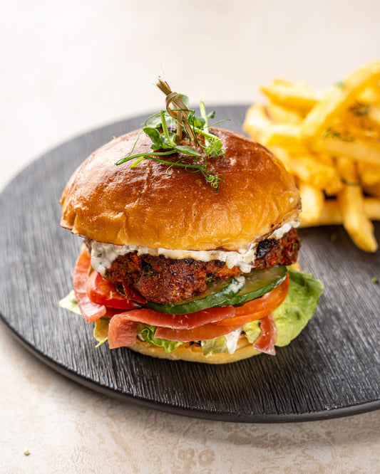 Mediterranean Lamb Burger