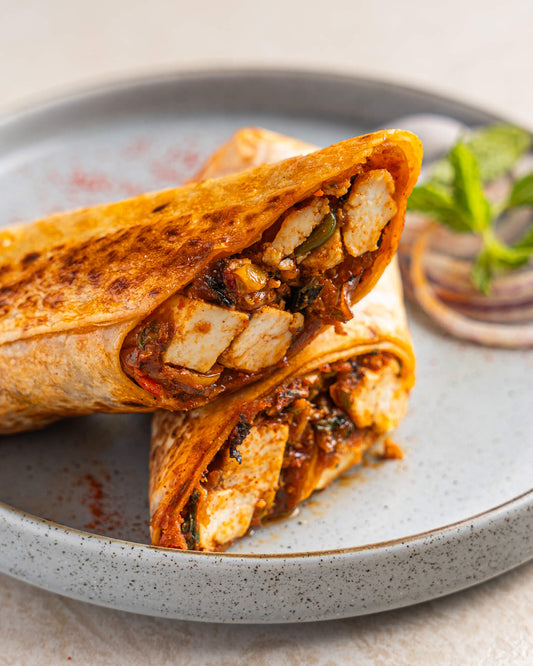 Kadai Paneer Kathi Roll