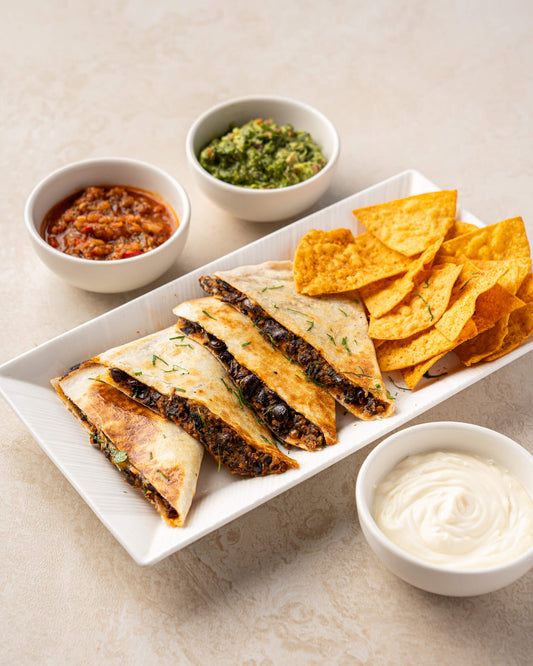 Black Bean, Avocado Quesadilla
