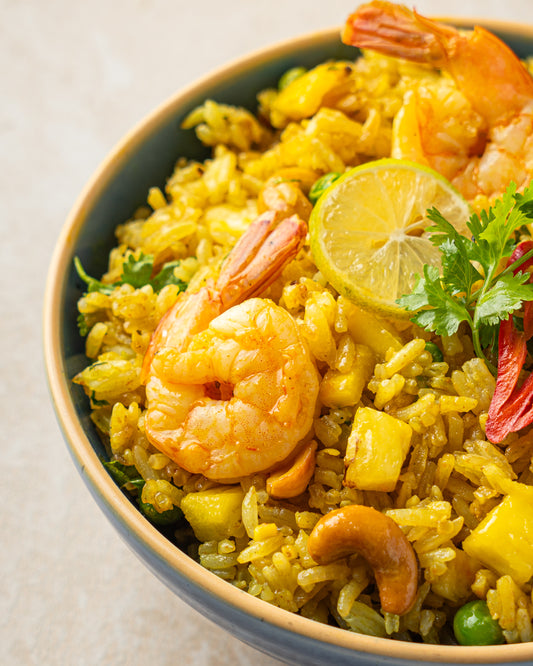 Pineapple Fried rice with Prawns